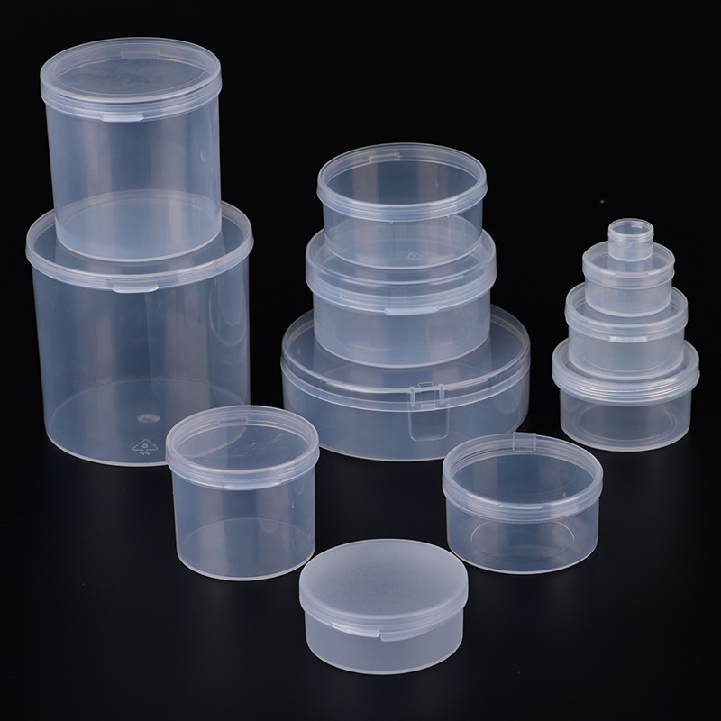 Manufacturer Wholesale Multi-Size Round Boxes, Cleaning Powder Puff Boxes, Transparent Plastic Small Boxes, Small Parts Hardware Packaging Boxes, Pp Manufacturer Wholesale Multi-Size Round Boxes, Cleaning Powder Puff Boxes, Transparent Plastic Small Boxes, Small Parts Hardware Packaging Boxes, Pp
