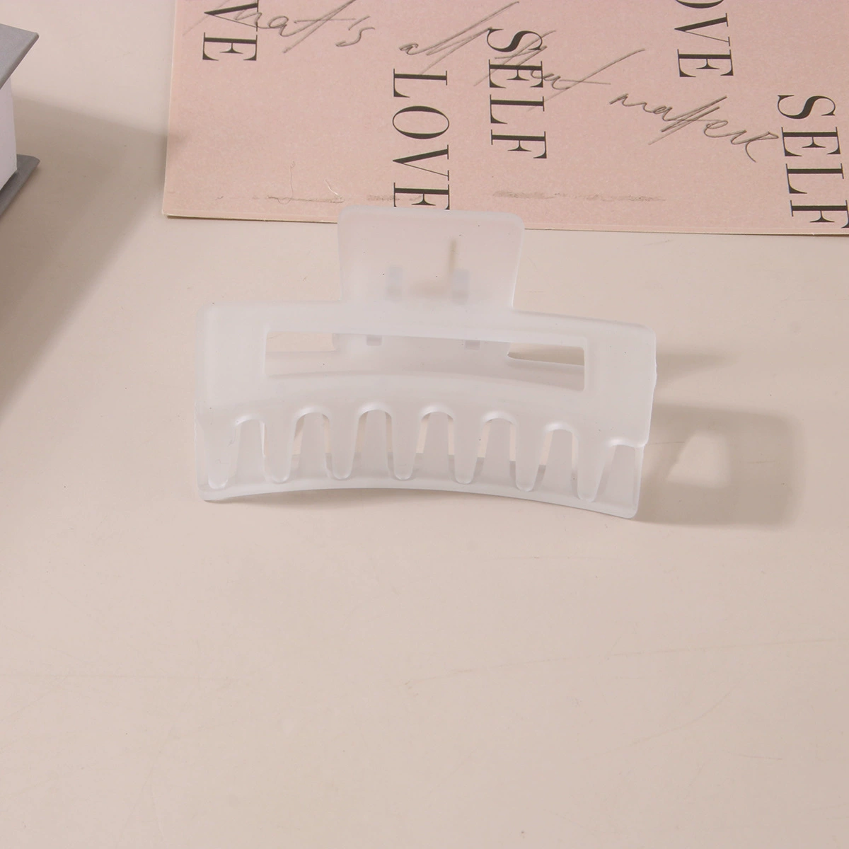 (Cross-border trading), rectangular matte crab pin, big shark, hairgrip, Amazon, simple and elegant design