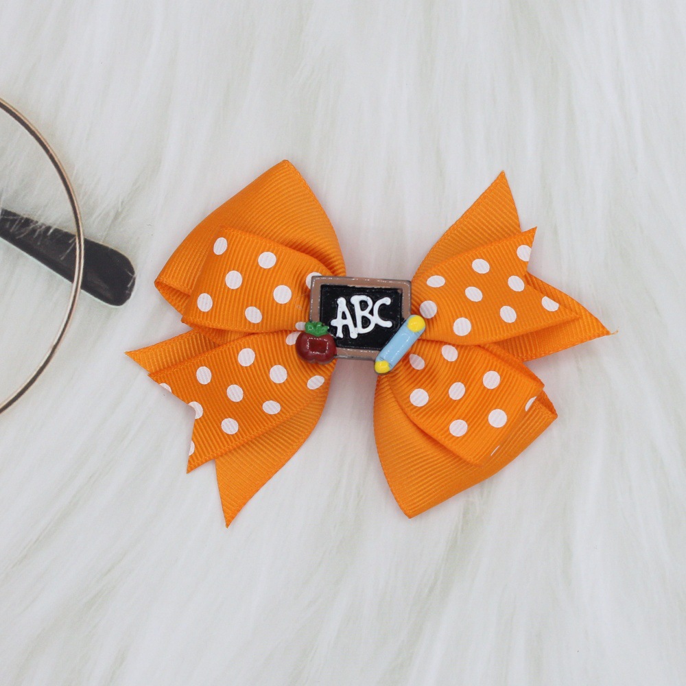 12g Weight Hair Clip Hair Accessories Type 1 Piece Quantity Holiday, Daily Occasion Solid Color Pattern Girl'S Gender Ribbon Design Simple Style Style Girl'S Simple Style Solid Color Cloth Ribbon Hair Clip 4