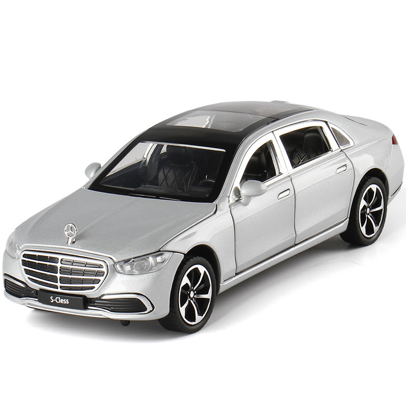 Nuevo Haodi aleación Big Ben S400L modelo de coche tira de la cuerda vocal luz 6 Puerta Abierta juguete coche música modelo adornos