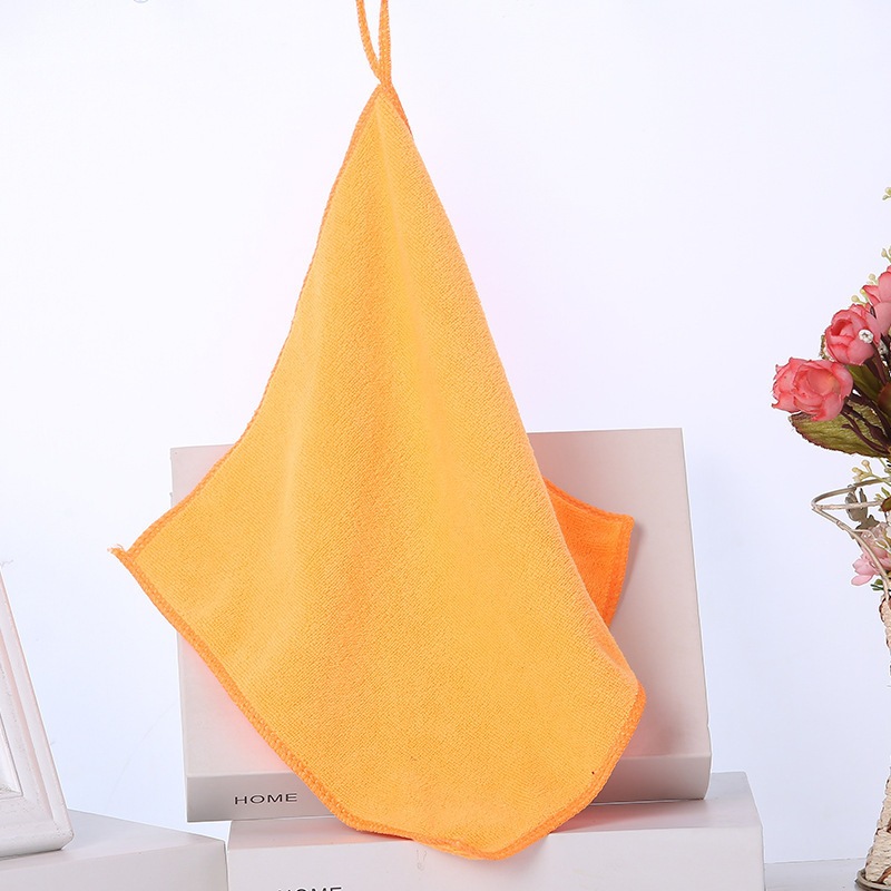 Microfibra pequeña toalla toallas cuadradas toallas para limpiar las manos sudor toallas cuadradas absorbentes de agua toallas blancas para niños regales pañuelos