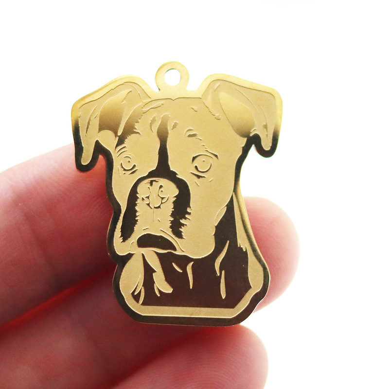 1Pcs Cute Animal Dog Necklace for Women, Vintage Jewelry Punk Pendant DIY Accessory