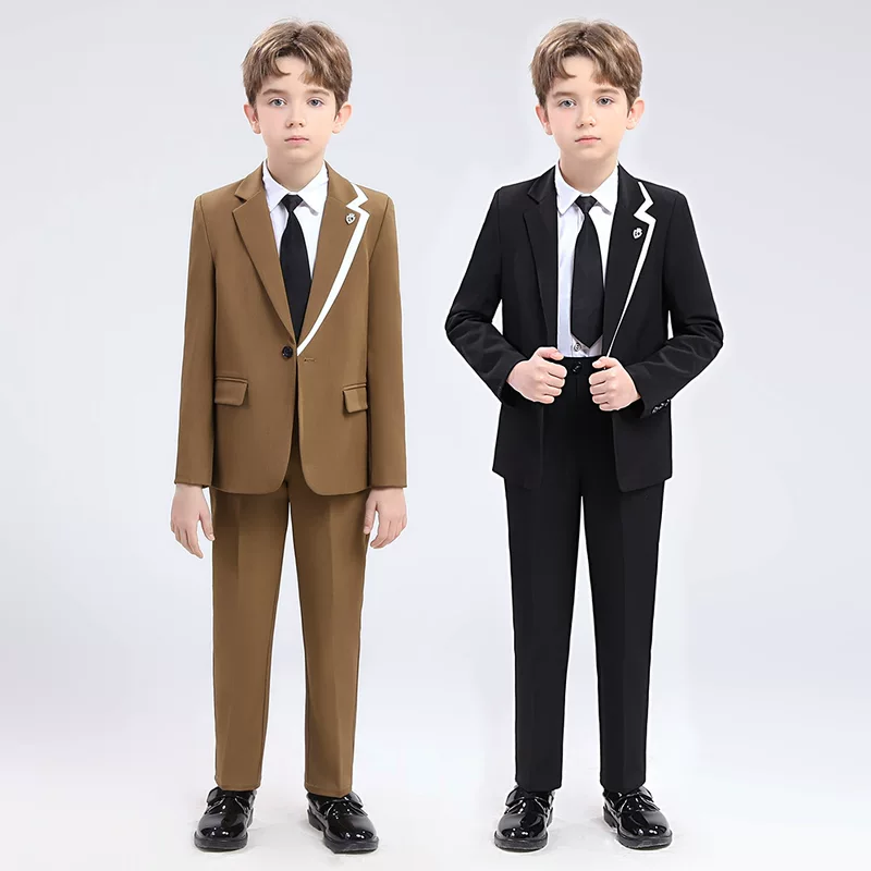 Детский костюм для мальчиков, комплект, пианино, платье, праздничная одежда