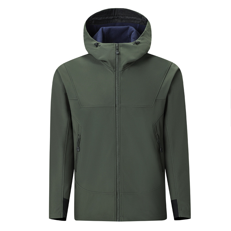 Bird 's Home con un nuevo traje de asalto para hombres y mujeres otoño y invierno a prueba de viento impermeable con una sola chaqueta de terciopelo, camisa de montaña