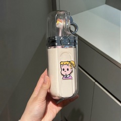 スリーインワン旅行洗面カップセット家庭用歯ブラシ歯磨き粉歯具うがいカップ携帯旅行歯ブラシカップ