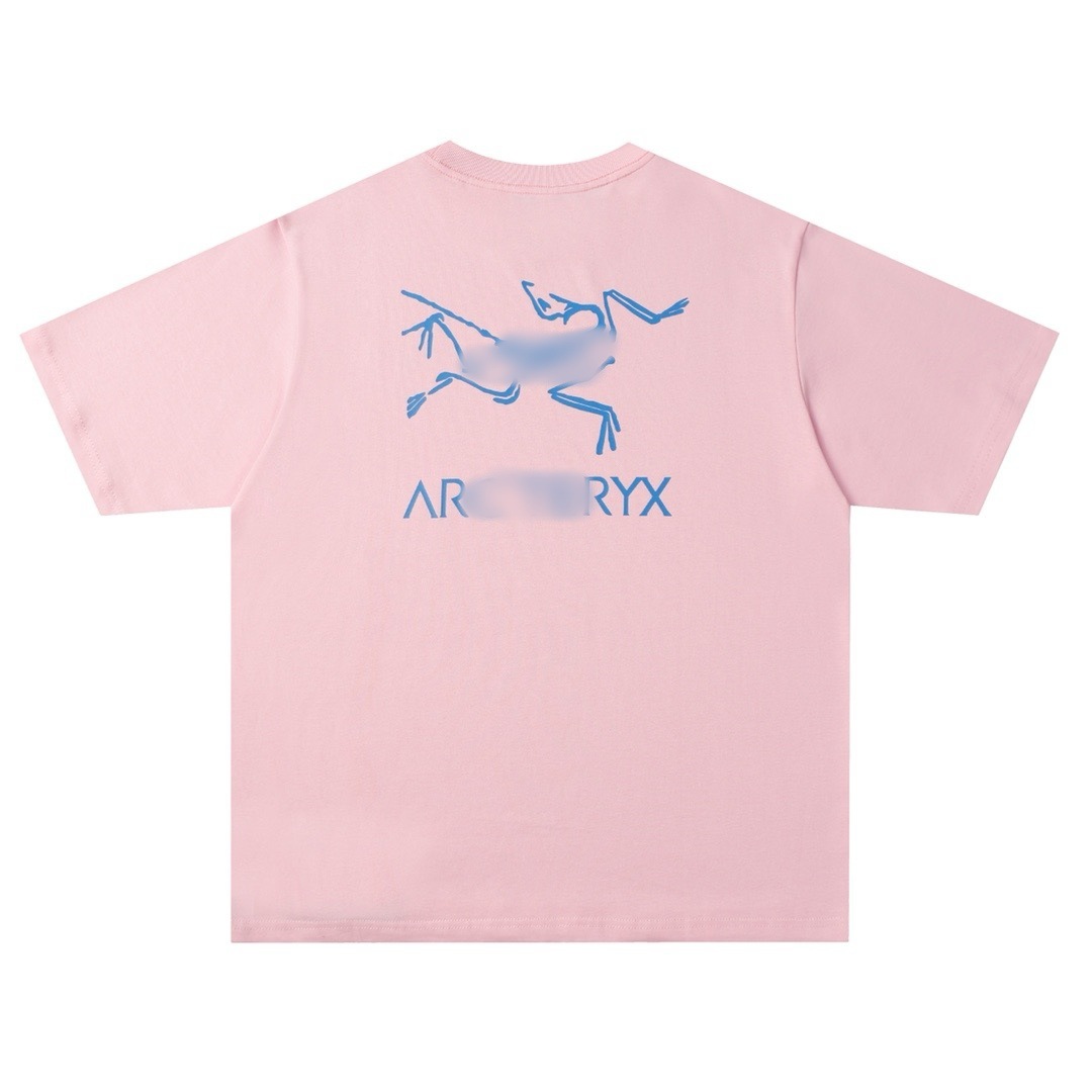 Bird 25ss High-end Summer Cotton Heavy Print Casual Loose Couples Unisex Short-sleeved T-shirt