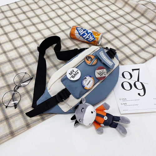 ins trendy brand chest bag for men's birthday multifunctional storage mobile phone crossbody bag men's casual outdoor sports backpack