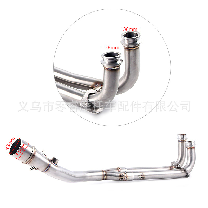 Motorcycle exhaust Tmax 500 TMAX530 Yp500 2008-2016 stainless steel exhaust pipe