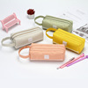 Double-layer capacious pencil case with zipper, 2020, oxford cloth