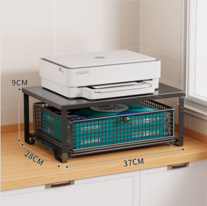 Office copier storage rack, home desktop drawer-type file rack, multi-purpose desk height-increasing stand