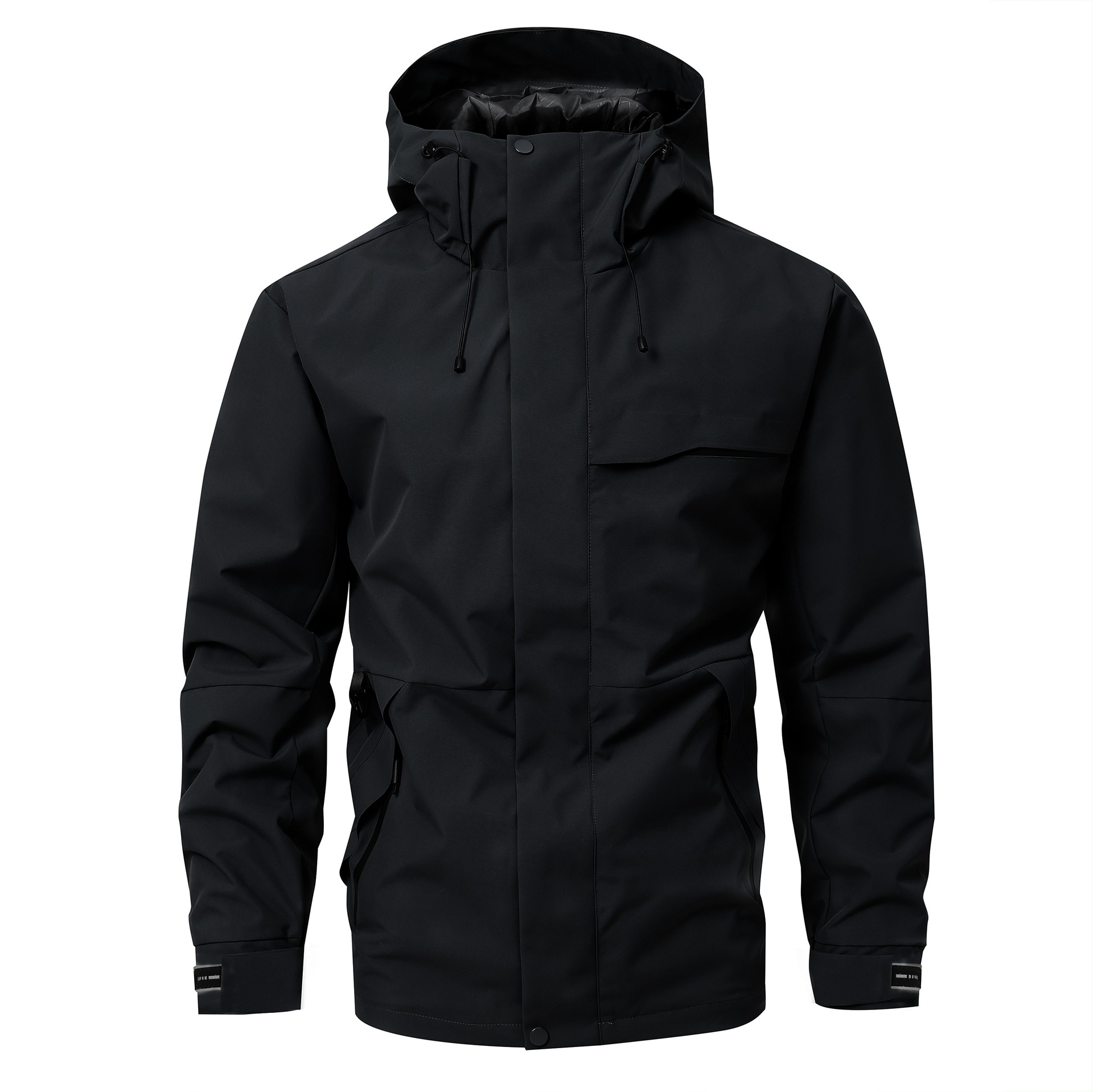 블랙 [가슴 지퍼 포켓] 최고 품질