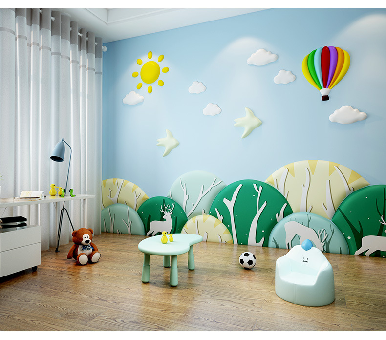 Forest-Themed Soft Wall Padding 5