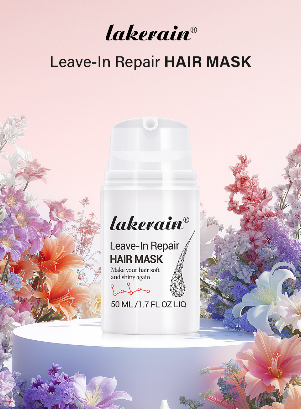 lakerain Shampoo Mask Specification drawing