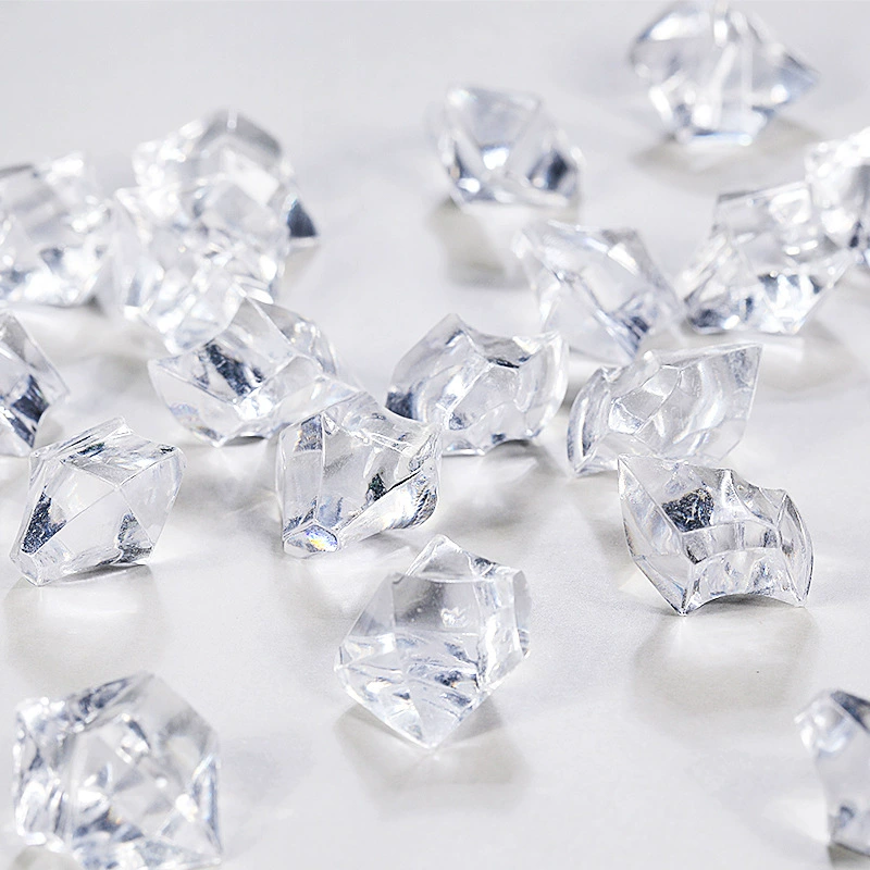 Нерегулярное моделирование трехмерного кубика льда сломанный лед Акриловые аксессуары для красоты ногтей украшения для фотографирования реквизита
