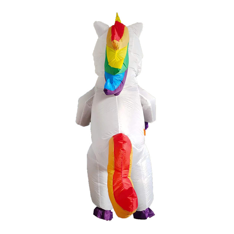 Halloween muñeca creativa traje de Navidad rendimiento Festival etapa rendimiento colorido lindo unicornio ropa inflable