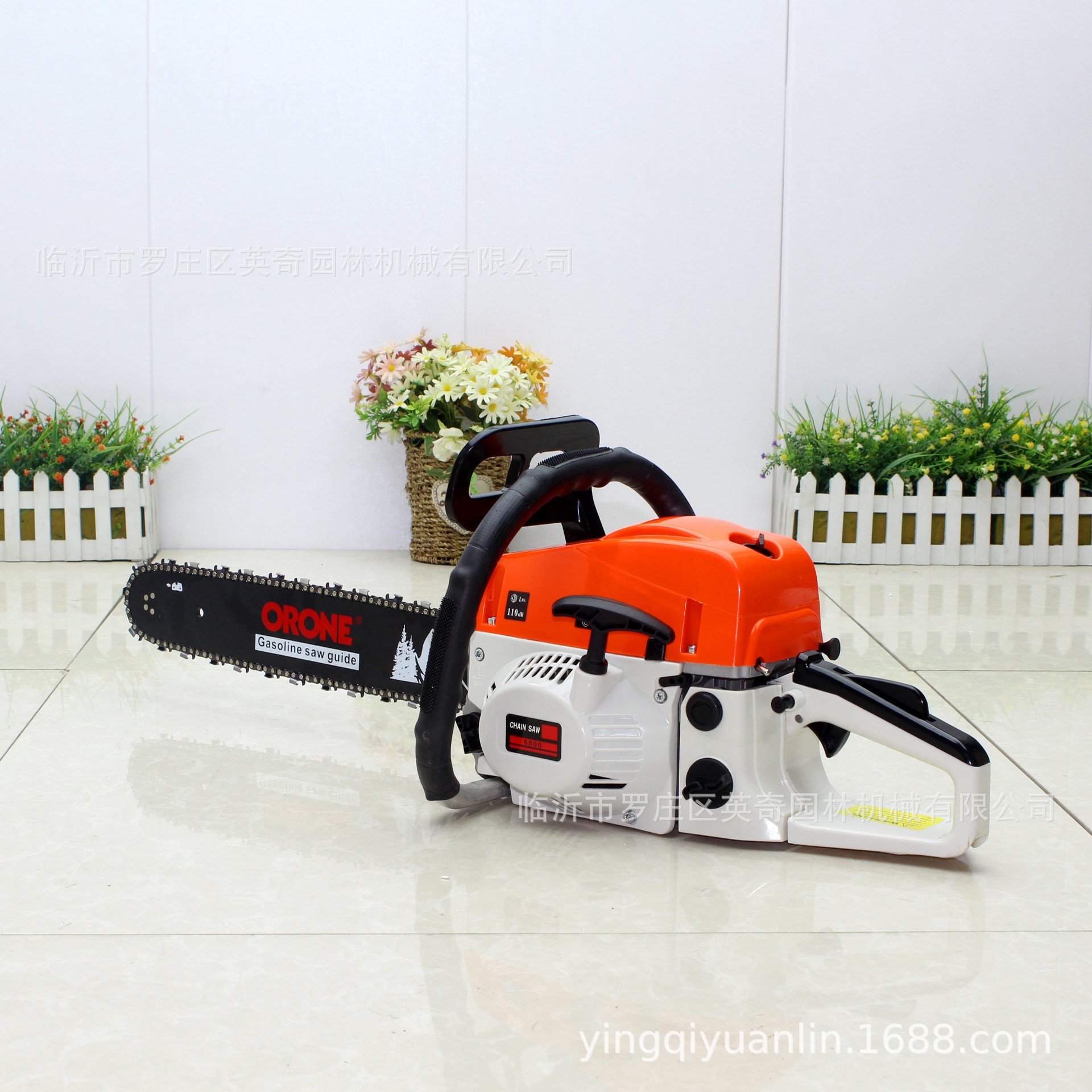 Sierra de cadena de gasolina 5800 Sierra de madera de alta potencia Sierra doméstica Sierra de jardín pequeña Sierra de cadena industrial y accesorios