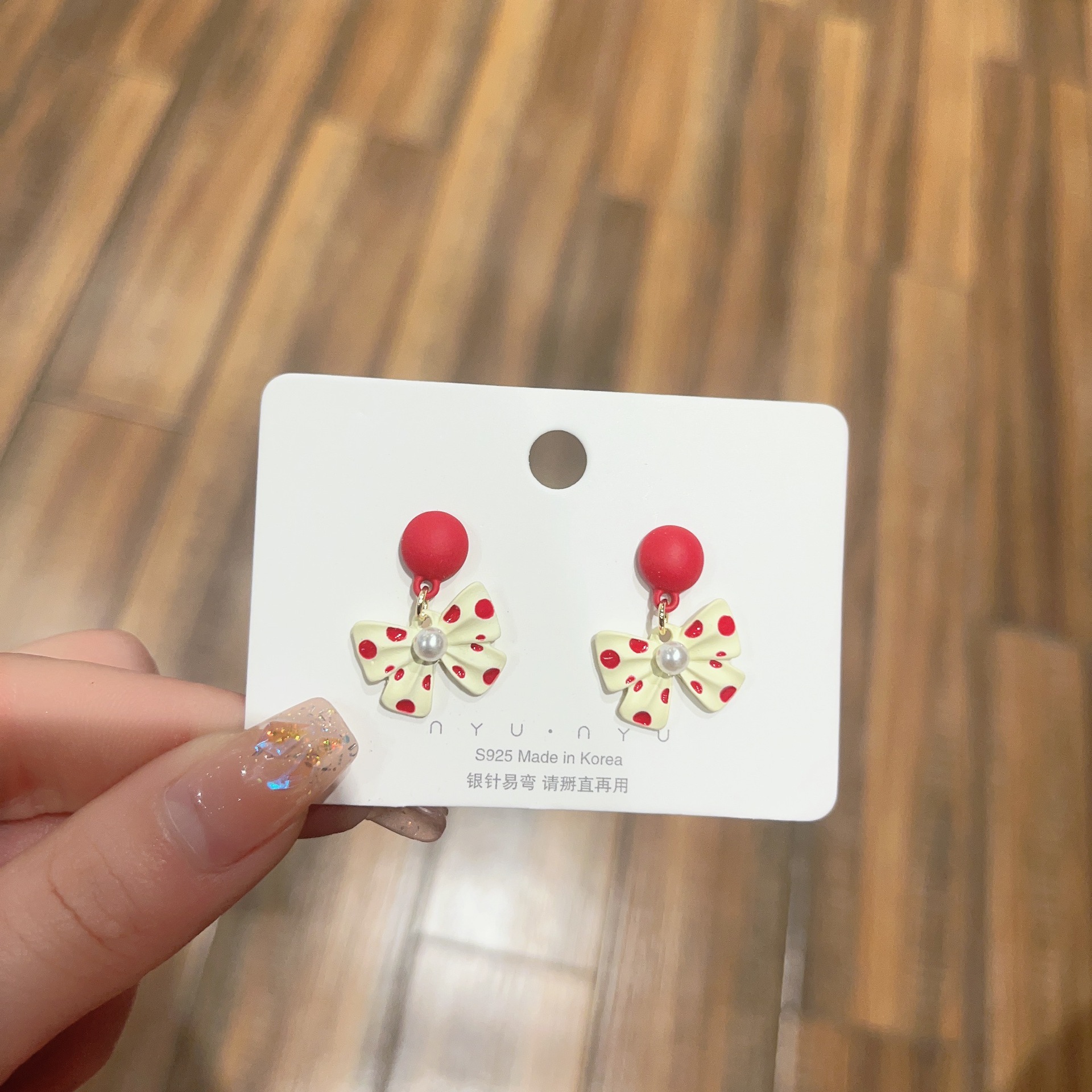 Bow Knot Pattern Women's Gender Stoving Varnish Design Sweet Style 1 Pair Sweet Bow Knot Stoving Varnish Alloy Drop Earrings