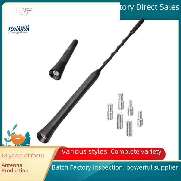 Factory sales car antenna rod 6.5cm + 24cm with six screws