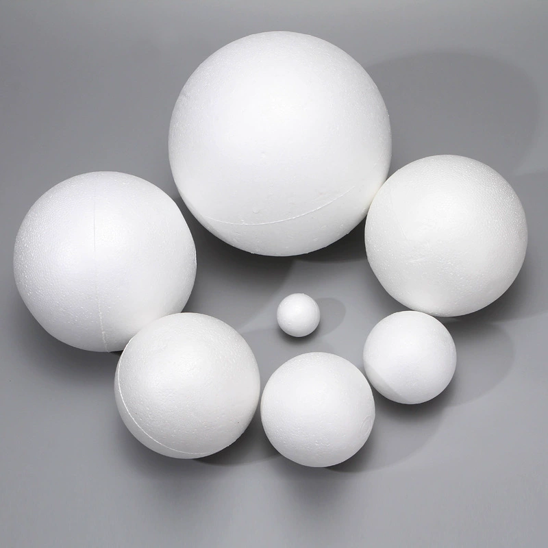 Foam Styrofoam Ball (White) — Craft & Kindergarten Spheres, Foam EPS, Multiple Sizes 1–60 cm
