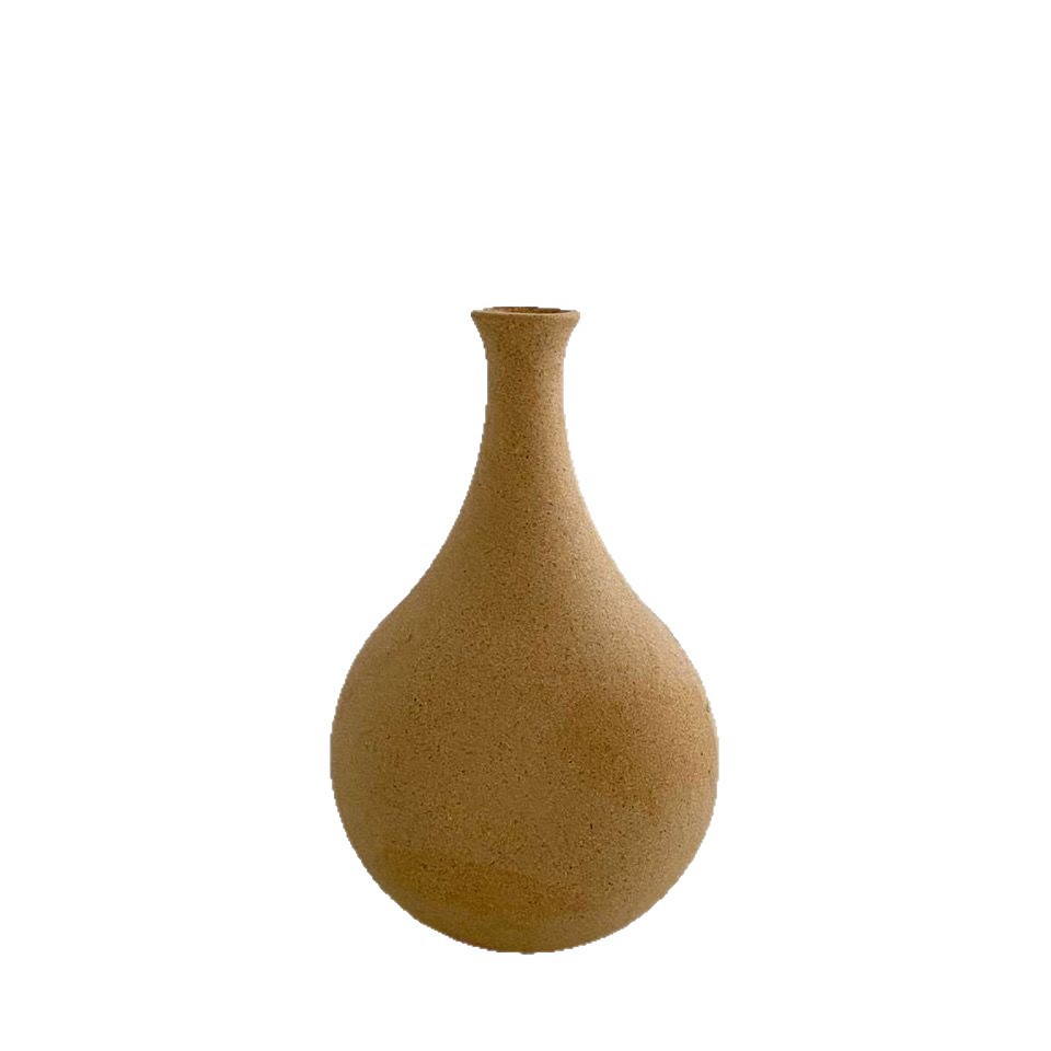 Florero de Madera Artesanal Estilo Retro