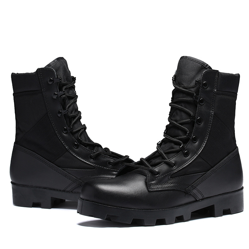 Otoño nuevas botas militares de suela gruesa zapatos deportivos de alto cilindro al aire libre zapatos de montaña zapatos de entrenamiento de montaña zapatos de senderismo