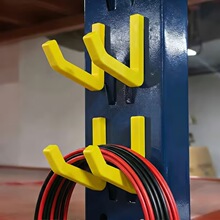 重型耐用挂钩，适用于10.3mm口径置物架| 高承重，壁挂式，拉丝端