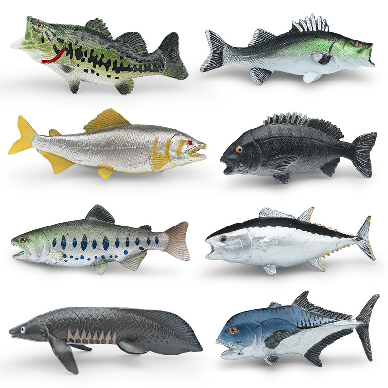 Simulation Tuna Real Snapper Cow Harbor Carpet Perch Salmon Salmon Model Marine Fish Animal Ornaments