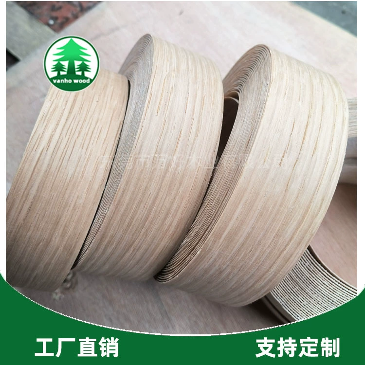 Кромкооблицовочная лента из белого дуба с клеевым слоем, кромкооблицовочная лента без клея, кромкооблицовочная лента без использования древесного клея
