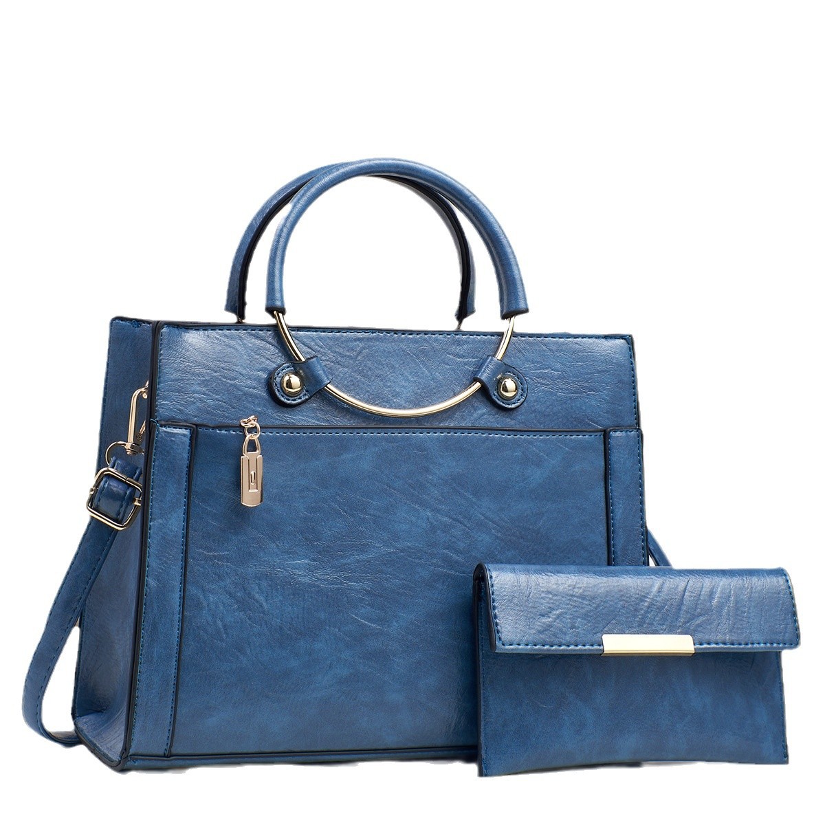 통근 대용량 가방 여성용 틈새 디자인 반지 핸드백 하이 엔드 메신저 가방 간단한 인기있는 어깨 가방