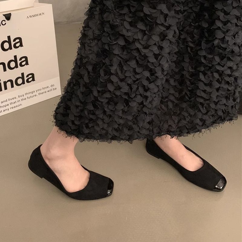 Zapatos de cama plana para mujeres 2026 primavera nuevo temperamento de suela suave zapatos solos zapatos superficiales zapatos franceses suaves zapatos de noche