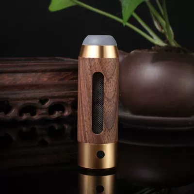 Car ashtray lazy car smoking bullet-free smoke ash artifact portable driving car smoking anti-fly ash (Car ashtray) - three-generations-walnut-thick-medium-and-thin-universal-with-cigarette-lightergold