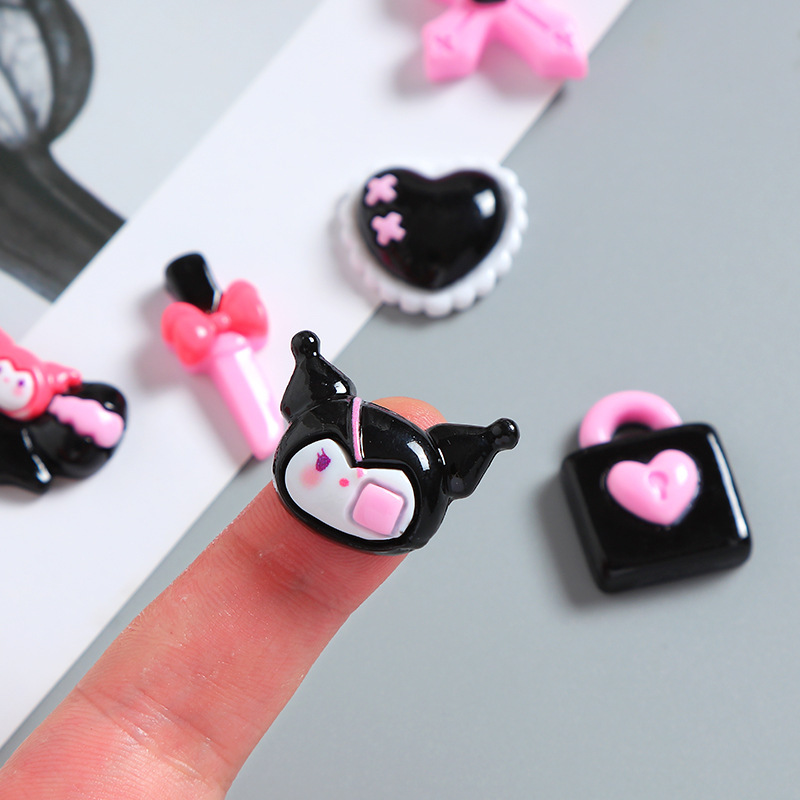 漫画かわいい動物樹脂アクセサリー手作り diy クリーム接着剤ヘアピン Guka 携帯電話ケースジュエリーアクセサリー|undefined