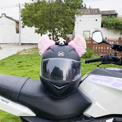 Auto Parts and Accessories Helmet Decoration Pink