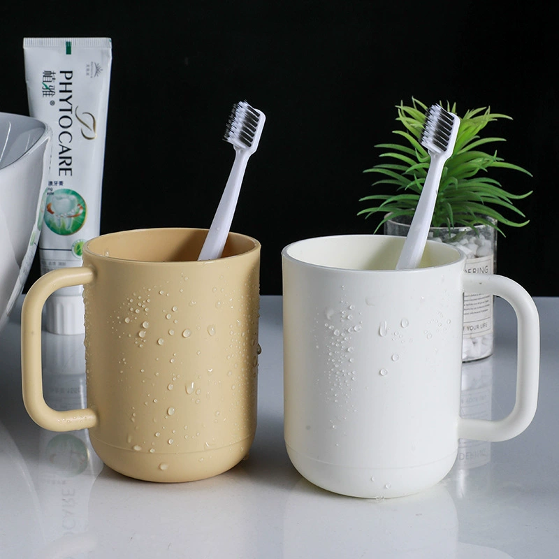 Оптовая продажа специальные пластиковые зубные чашки ins ветер пара полоскание рта чашки высокого значения зубные щетки чашки с ручкой зубной цилиндр