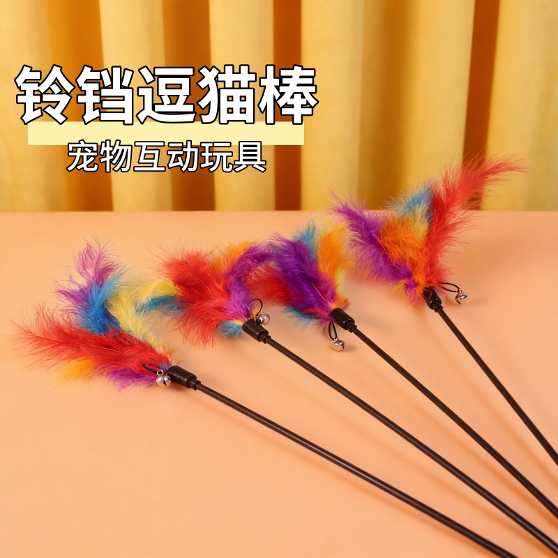 Varita de Plumas para Gatos de Pluma Interactivo para Gatos