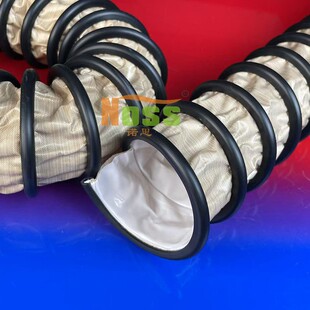 Ptfe Tetrafluoroethylene Plastic Telescopic Pipe Pvdf Polyvinylidene Fluoride Air Duct Double-Layer High Temperature Resistant Exhaust Duct Corrosion Resistant
