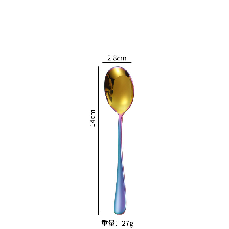 Cuchara de té colorido