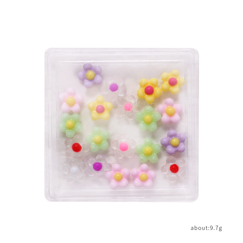 Red famosa nueva joyería de manicuras camellia flores de sol de flores flotantes tamaño de oso mezcla de joyería de manicuras