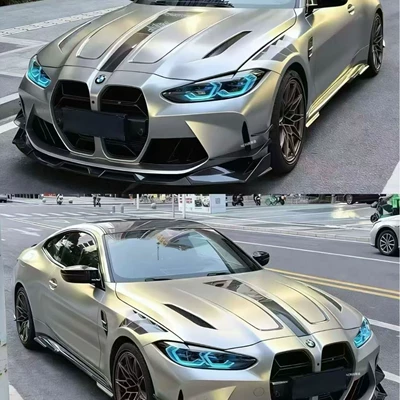 Auto Color Change Film Silver-Gold Color-Changing Full Car Wrap - pet-technology-silver-blue-pet-152-165m-whole-roll