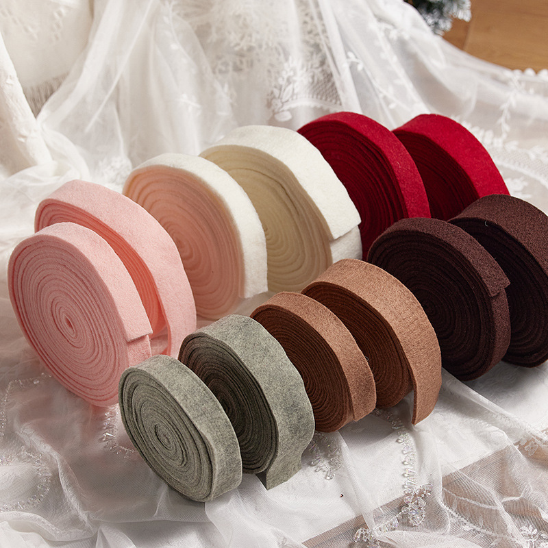 Coreano engrosado cinta de lana de Navidad hecha a mano DIY accesorios de arco material paquete de decoración de Navidad