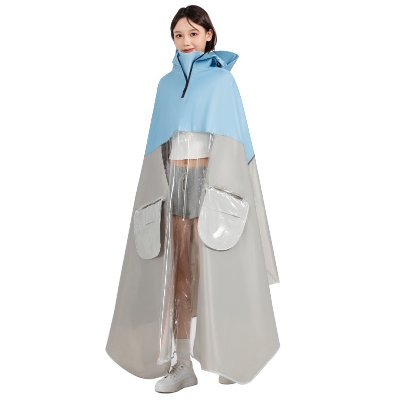 Raincoat eléctrico todo el cuerpo a prueba de tormentas para hombres y mujeres para aumentar el grosor de la motocicleta de batería para adultos para montar impermeable personalizado