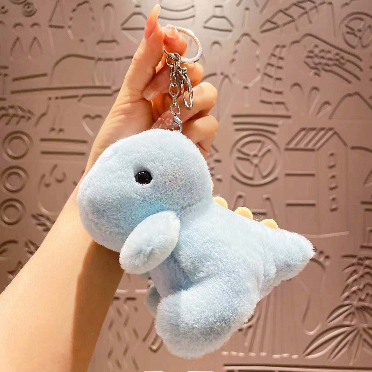 Oso lindo celebración flor muñeca colgante felpa pareja muñeca escuela adornos pequeños accesorios llavero al por mayor