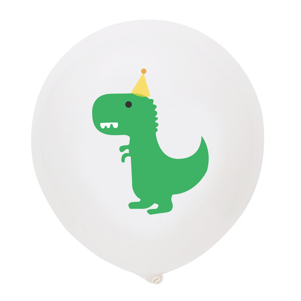 12 pulgadas 2,8g dinosaurio blanco