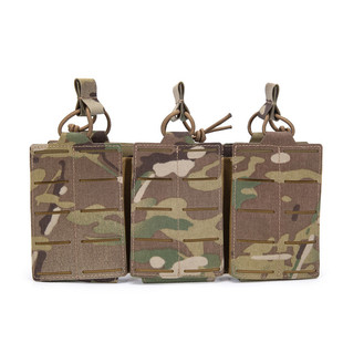 Hot Sale 1000D Nylon Tactical Triple Box Bag Quick Release Laser Molle Magazine Tactical Vest Box Bag
