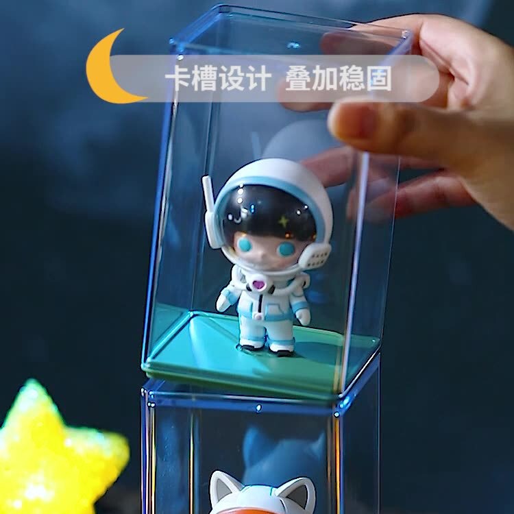 6個入バブルマット手作り展示箱模型人形透明防塵箱玩具ブラインド箱収納箱卸売り|undefined