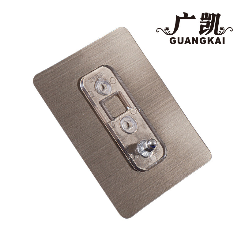 Tile wall glass wall non-perforated screw hook strong non-trace kitchen bathroom paste hook nail-free paste