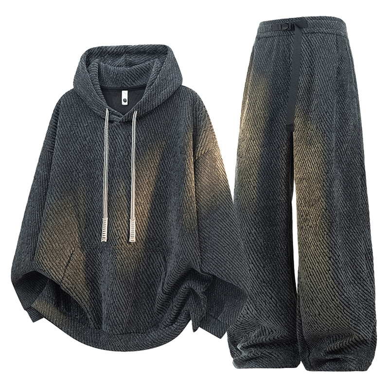 Trajes deportivos casuales transfronterizos de alta gama para hombres primavera y otoño 2026 nuevos camisetas encapuchadas para hombres un conjunto completo