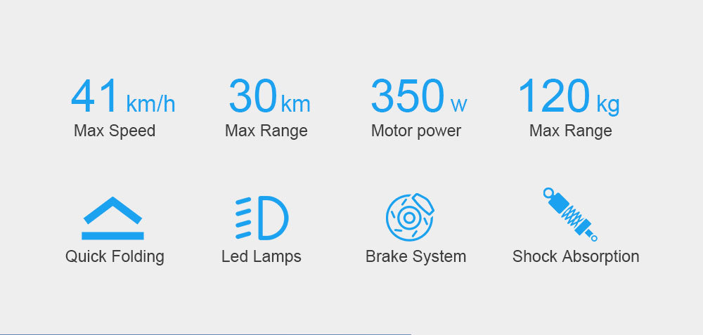 Kugoo M4 Electric Scooter Adult 350W 48V Foldableing Off-Road Scooter 30 0m Range 41 0m