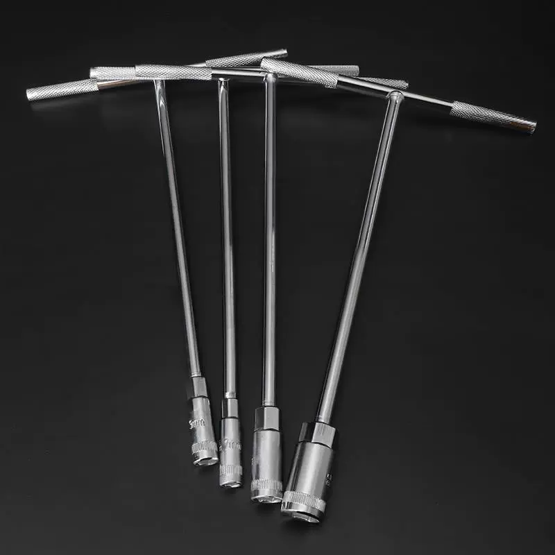 Т-образный торцевой ключ, удлиненный Т-образный набор, шестигранный ключ, инструмент для ручного ремонта шин автомобиля, мотоцикла