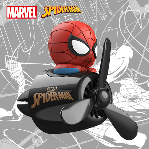 Marvel Spider-Man Car Aromatherapy Vent Decoration Men's Fragrance Car Interior Accessories Air Conditioning Ventilation Car Perfume